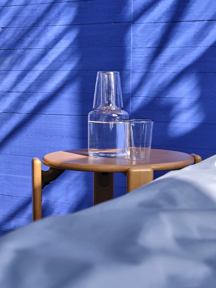 Rim Carafe Clear with Black rim