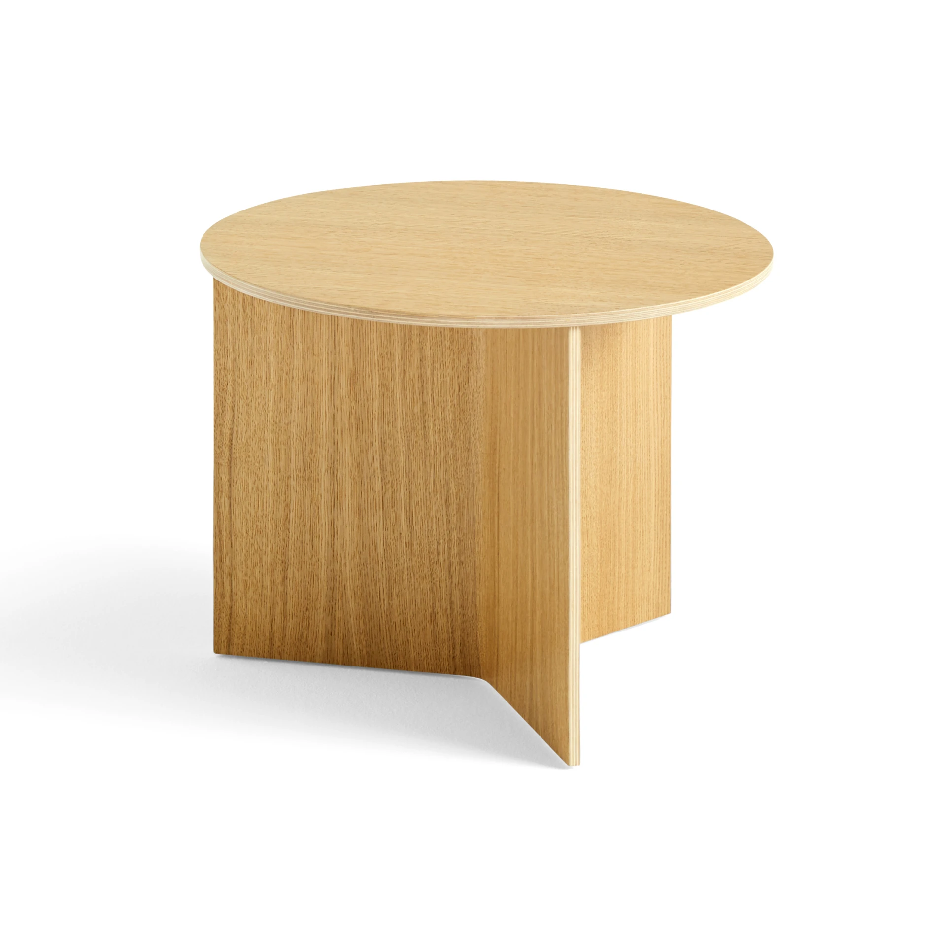 Slit Table Wood Round Oak
