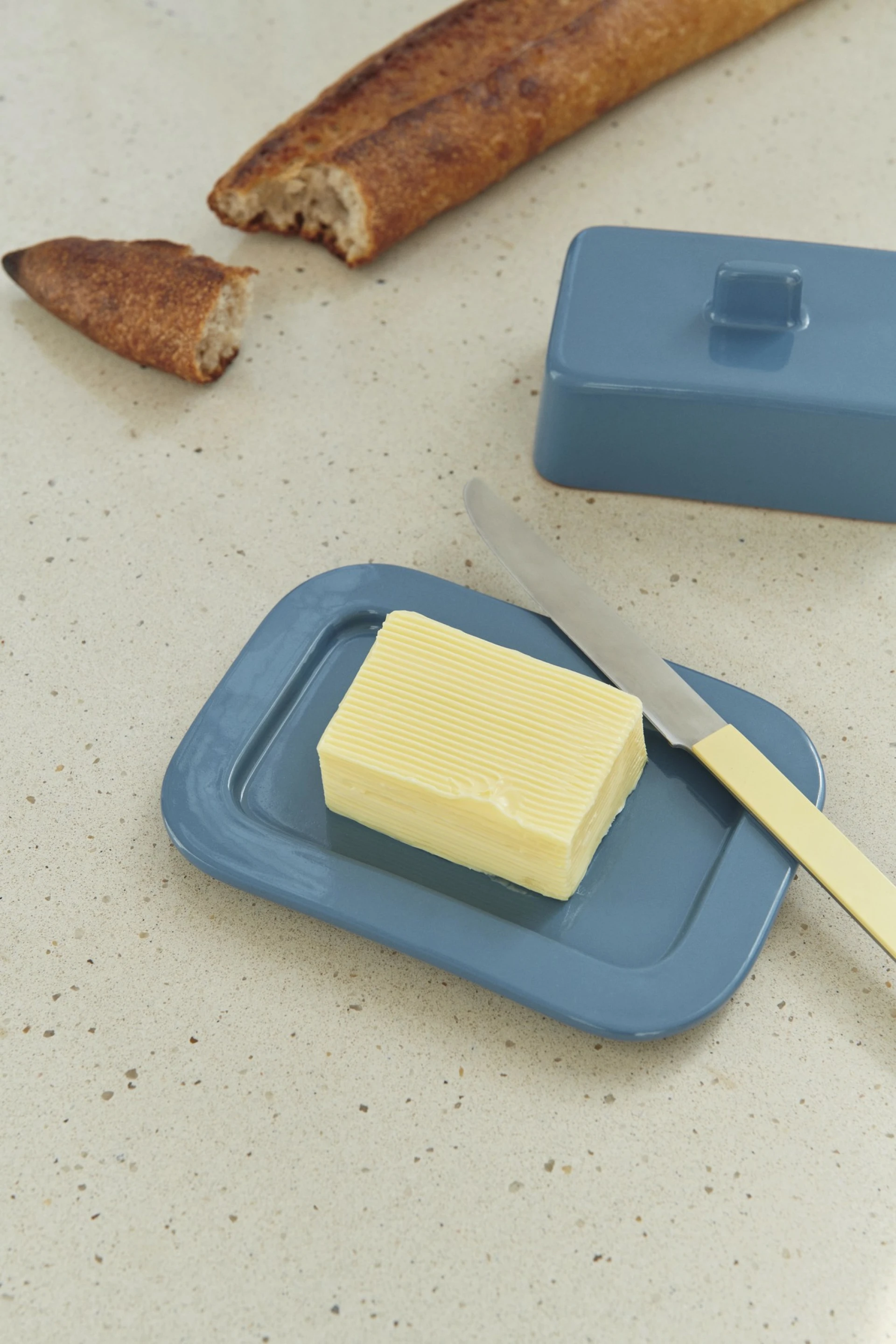 Barro Butter Dish Dark blue