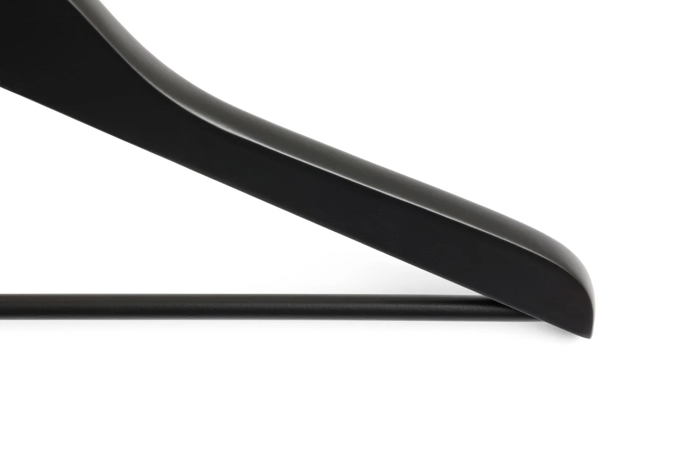 Smooth Coat Hanger Set of 4 with bar Slim