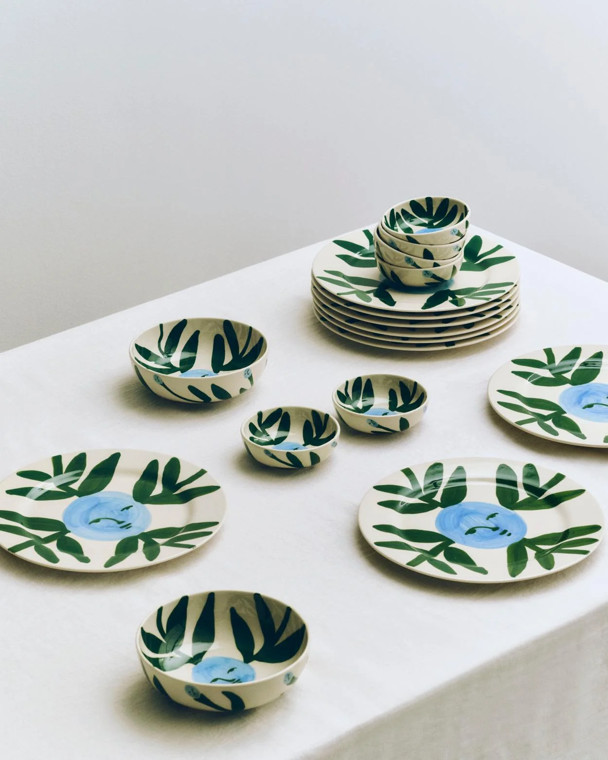 La Pittura Plate Ø28,5 Moon face vine