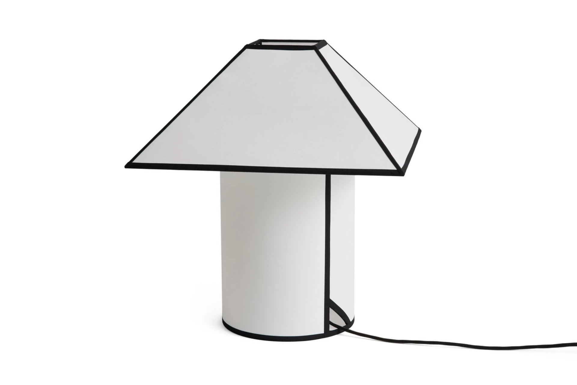 Ava Pyramid Table Lamp 450 White
