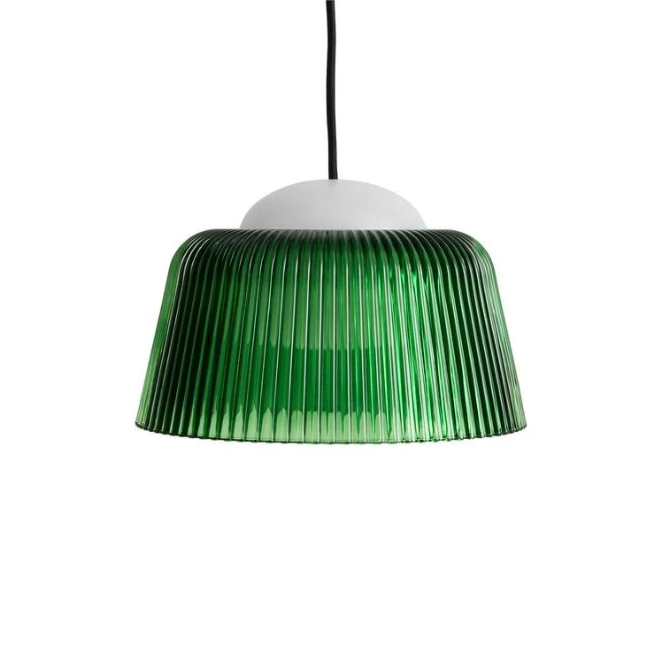 Brim Pendant Bottle green glass