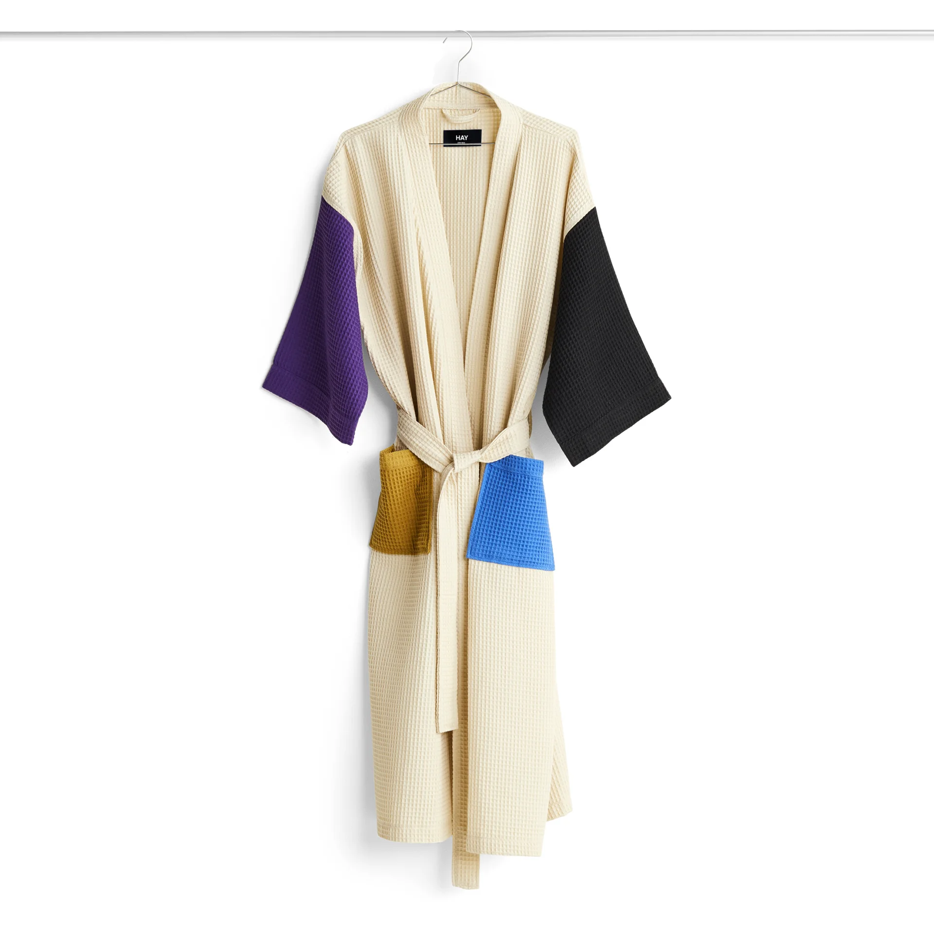 Waffle Bathrobe Cream multi