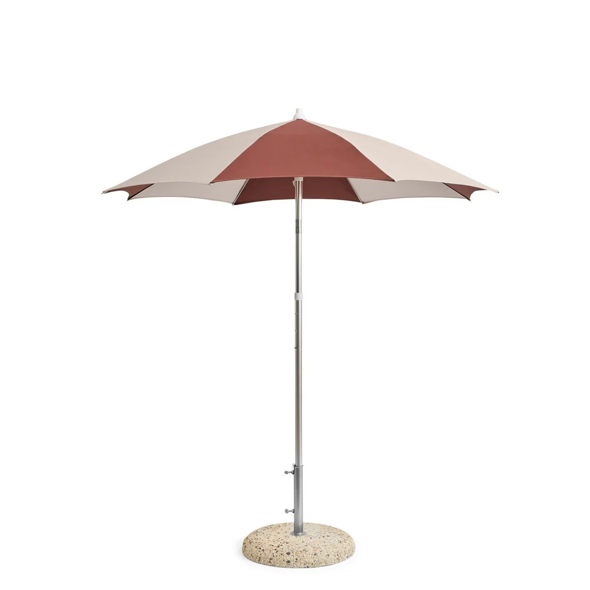 Terrazza Parasol Octagon Off-white and burgundy