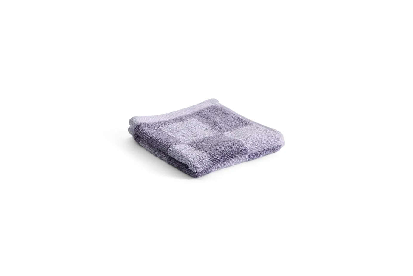 Check Wash Cloth Lavender