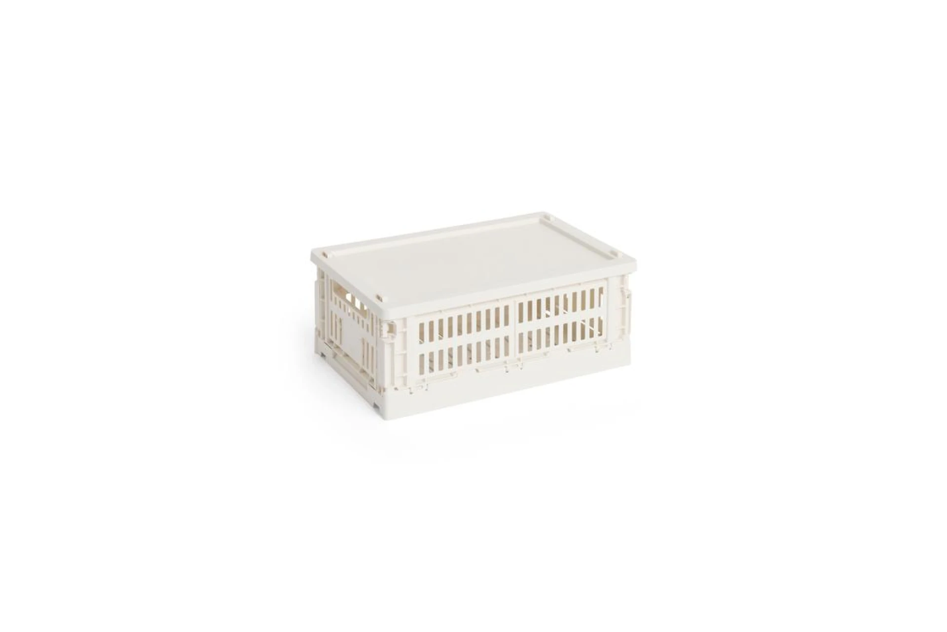 HAY Colour Crate Lid Plastic Small Off-white