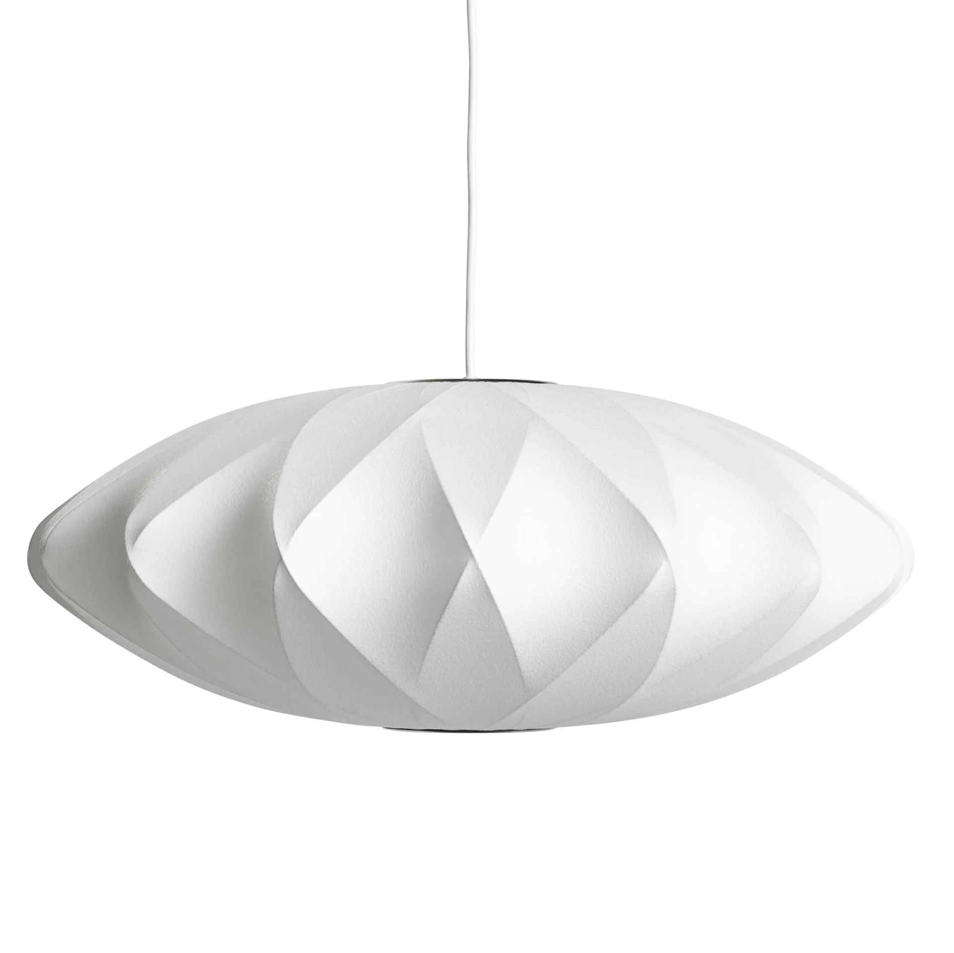 Nelson Saucer Crisscross Bubble Pendant M Off-white 
