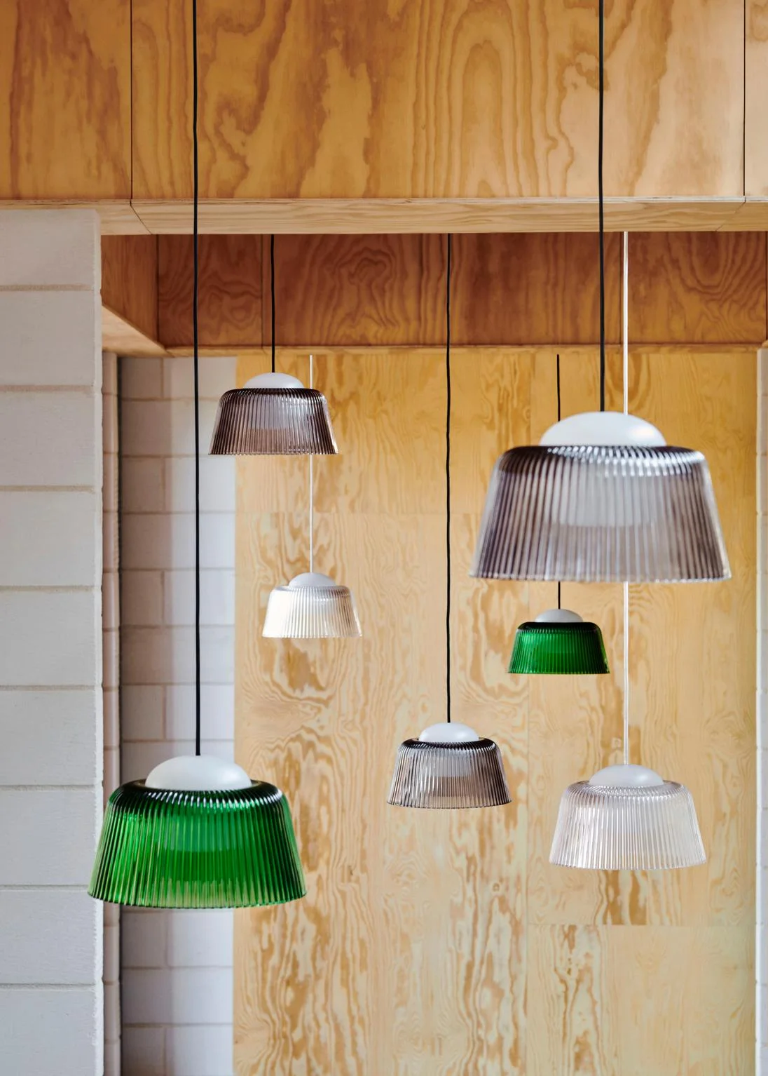 Brim Pendant Clear glass