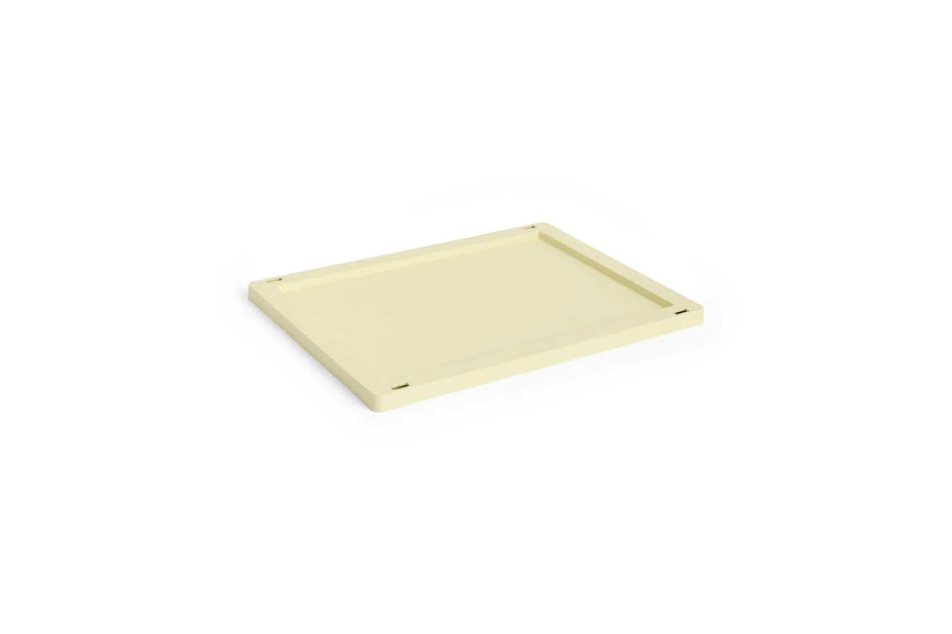 HAY Colour Crate Lid Plastic Medium Light yellow