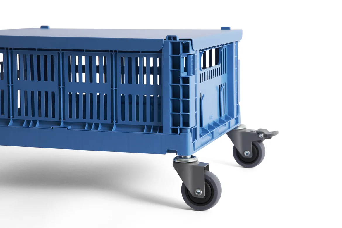 HAY Colour Crate Lid Metal Medium Electric blue