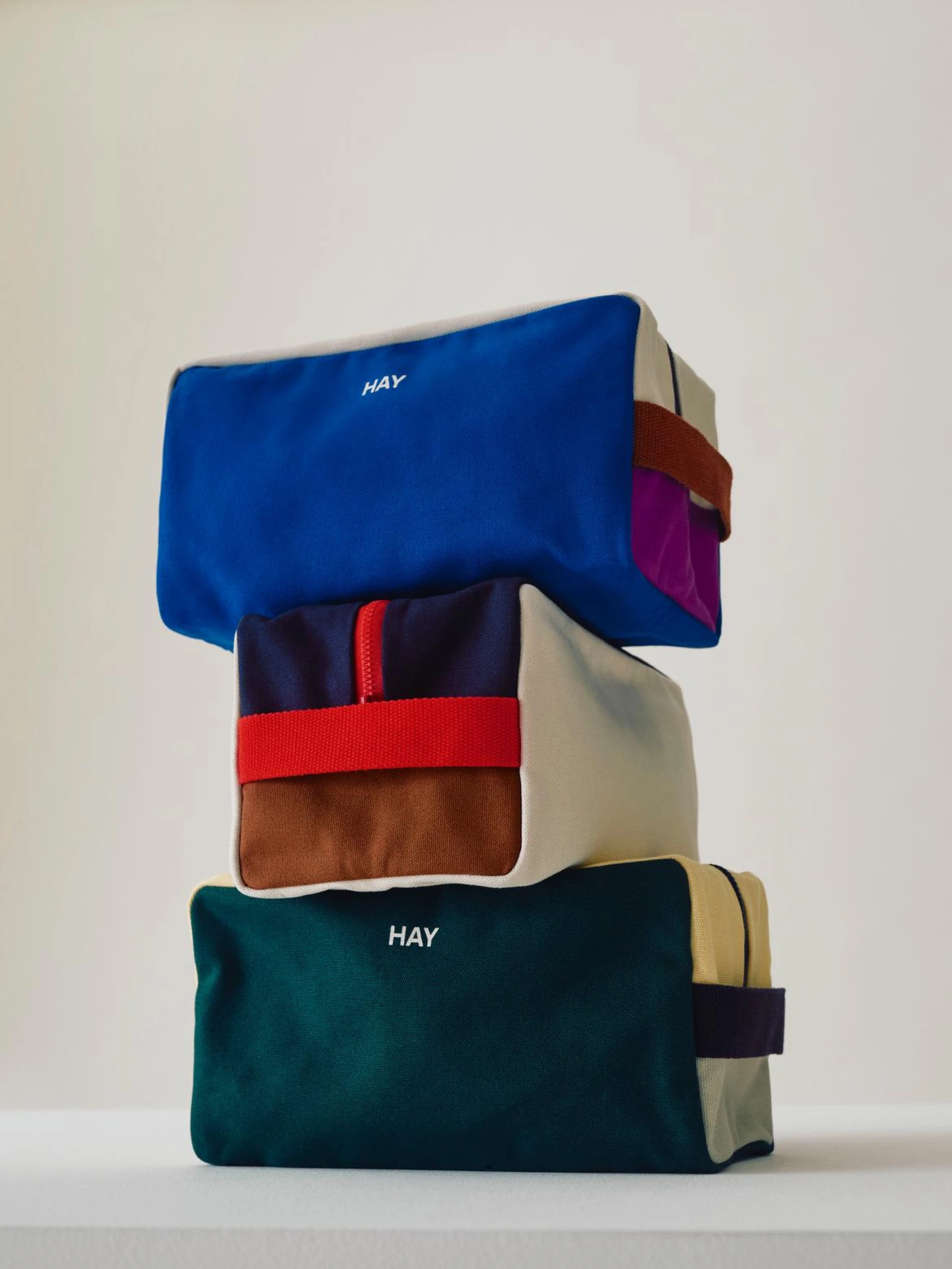 Multi Wash Bag Medium Dark green multi