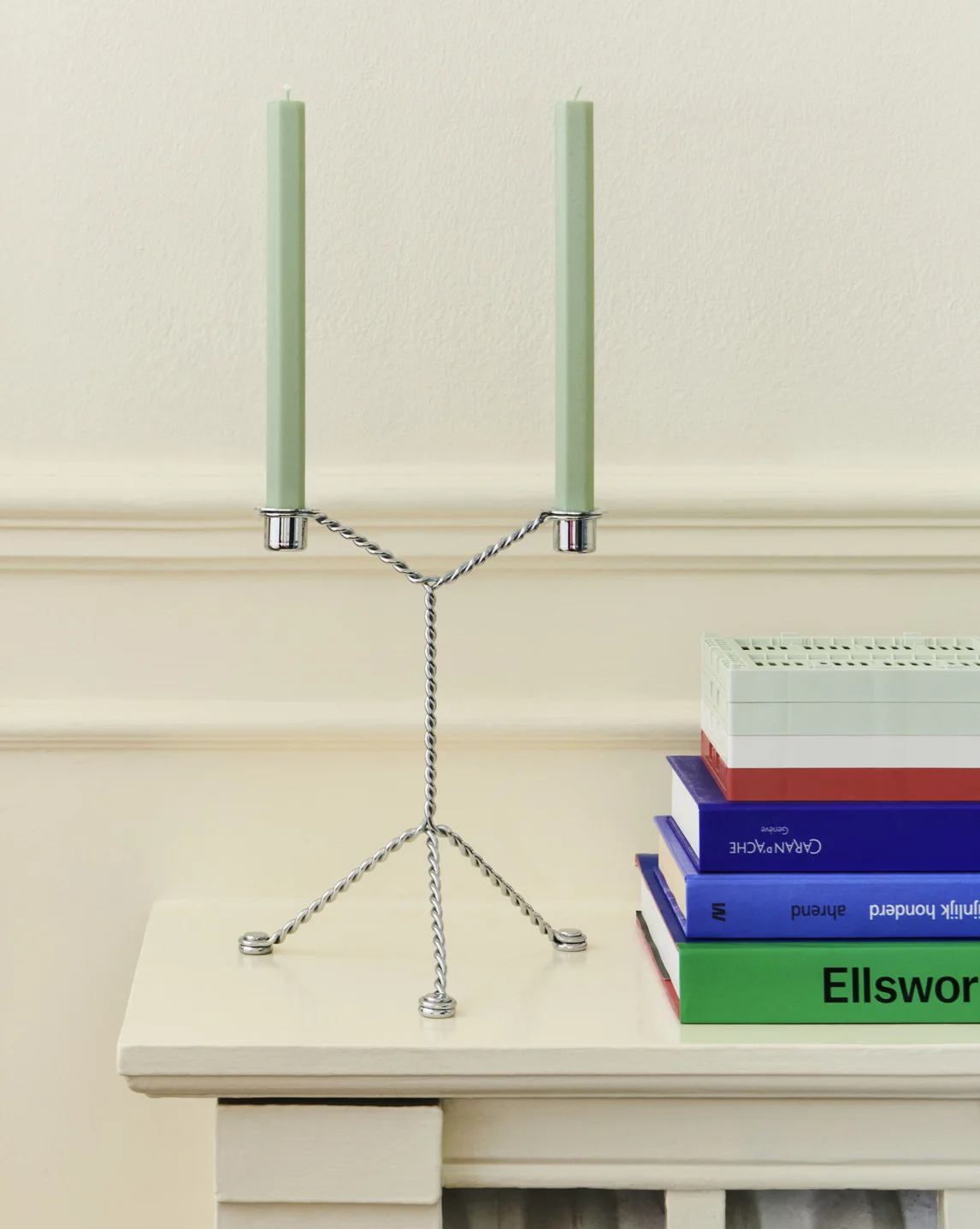 Wire Candleholder Mirror