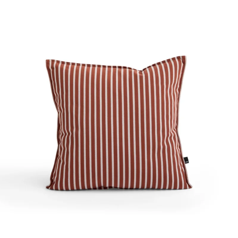 Terrazza Cushion 50 x 50 Terracotta bold stripe