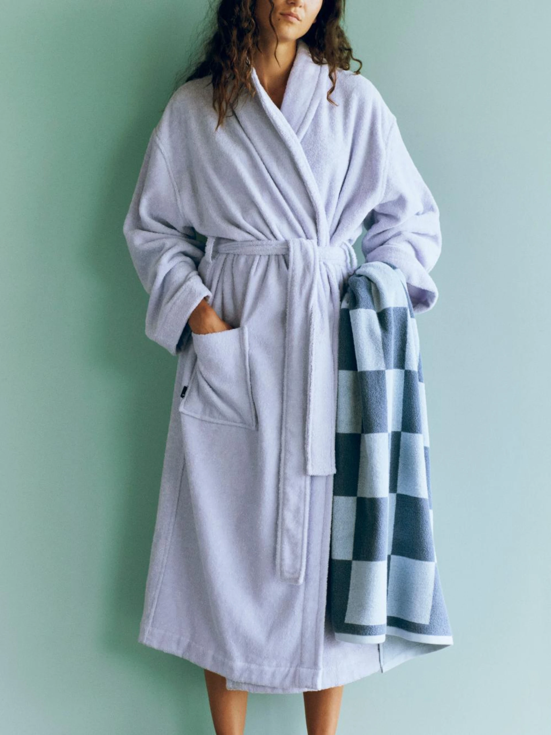 Mono Bathrobe S/M Lavender