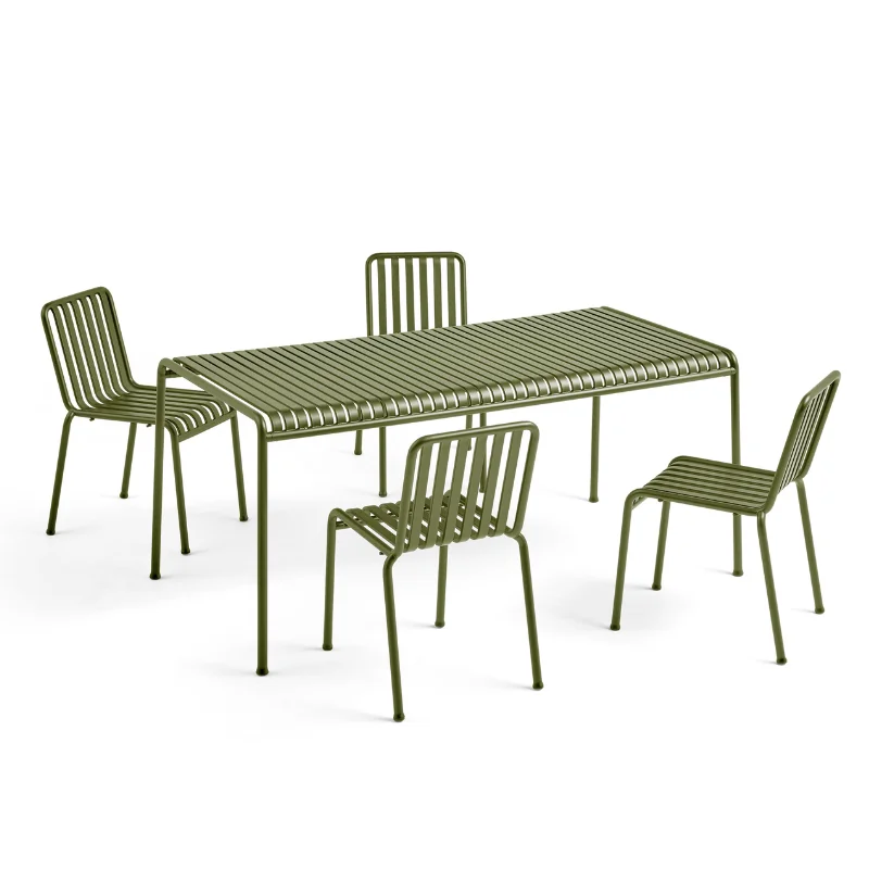 Palissade Table 170 with 4 Chairs 