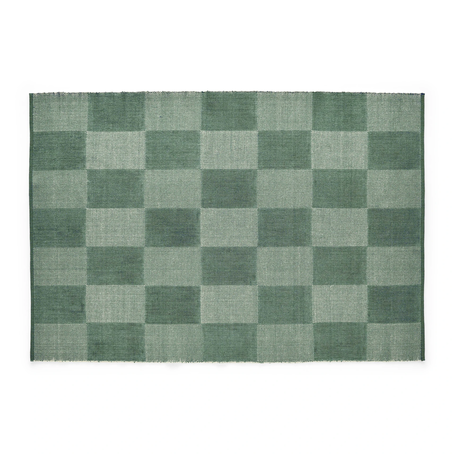 Check Rug 140 x 200 Green S Check