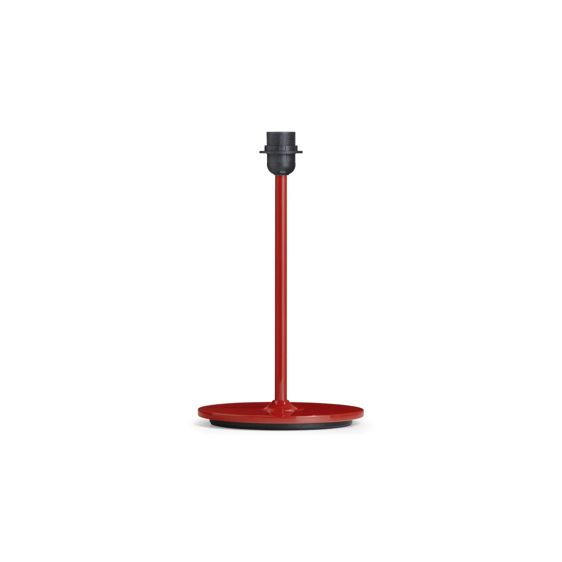 Common Table Lamp Base Steel Signal red