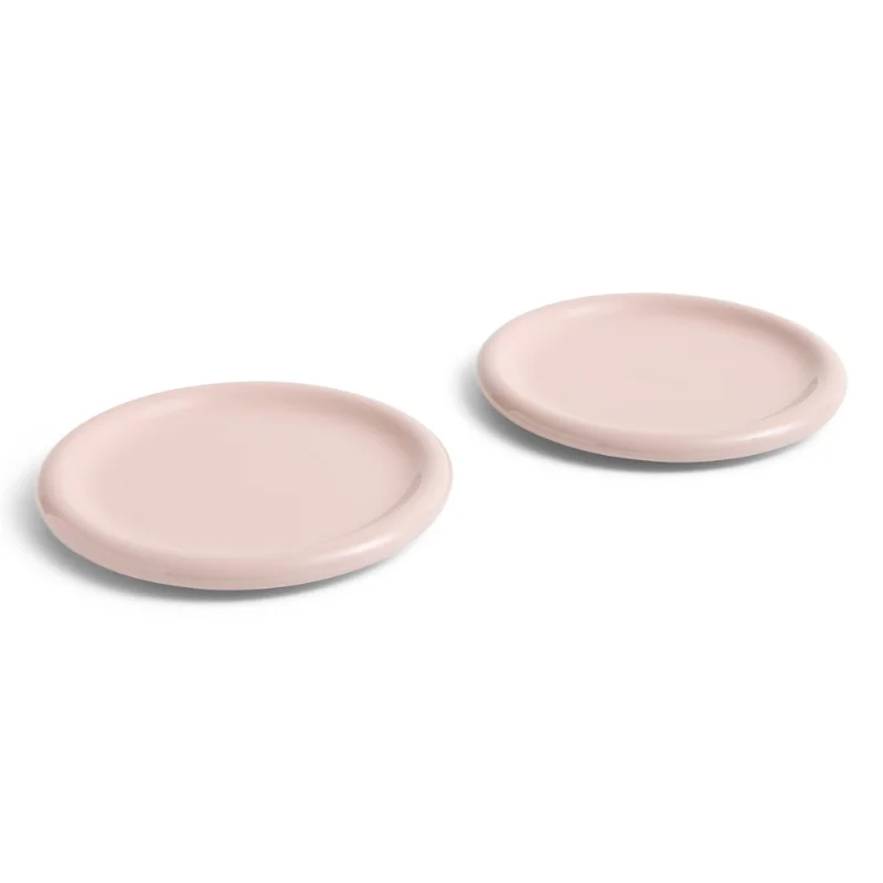 Barro Plate Set of 2 Ø24 Pink