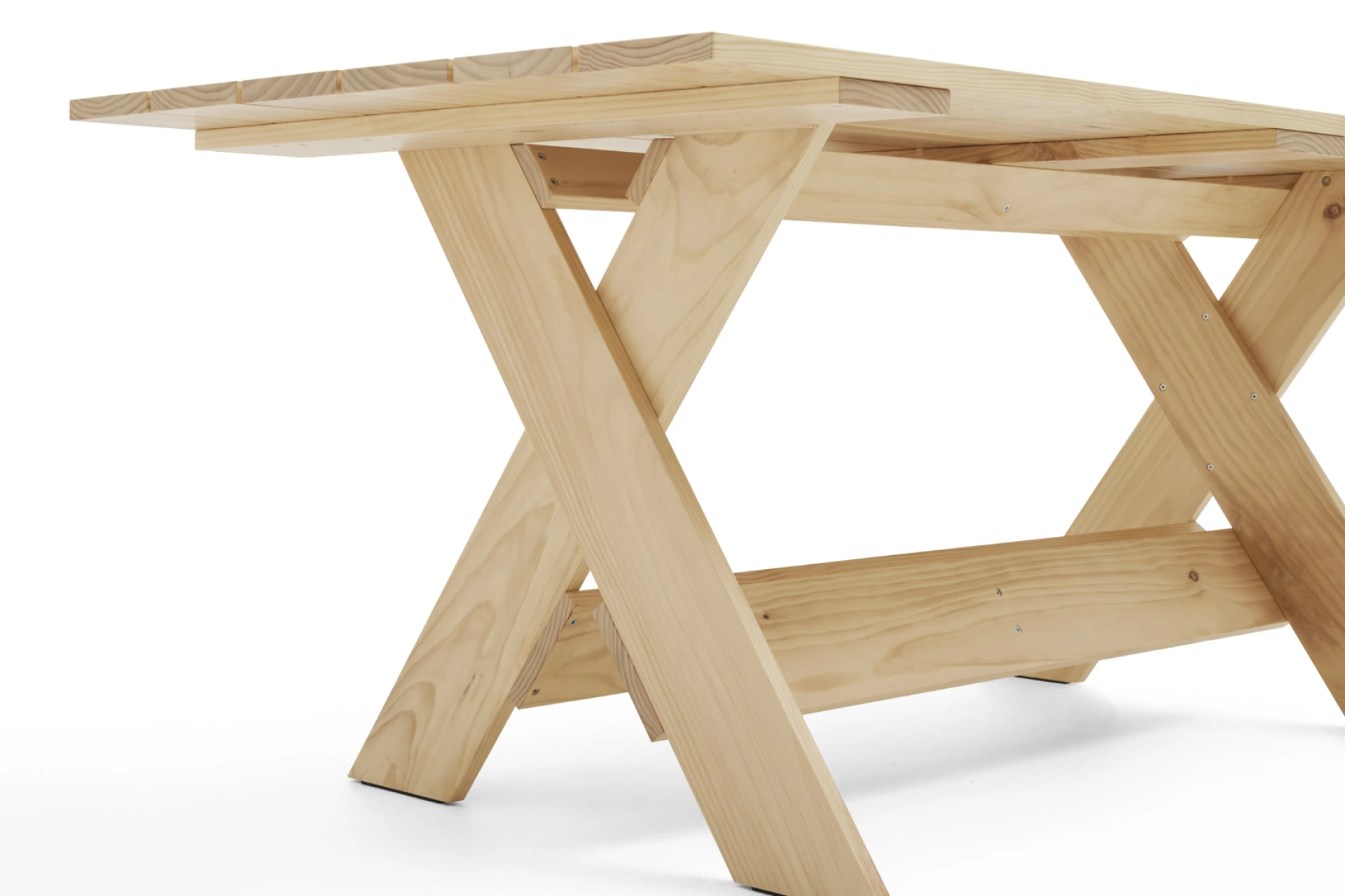 Crate Dining Table L180 Natural