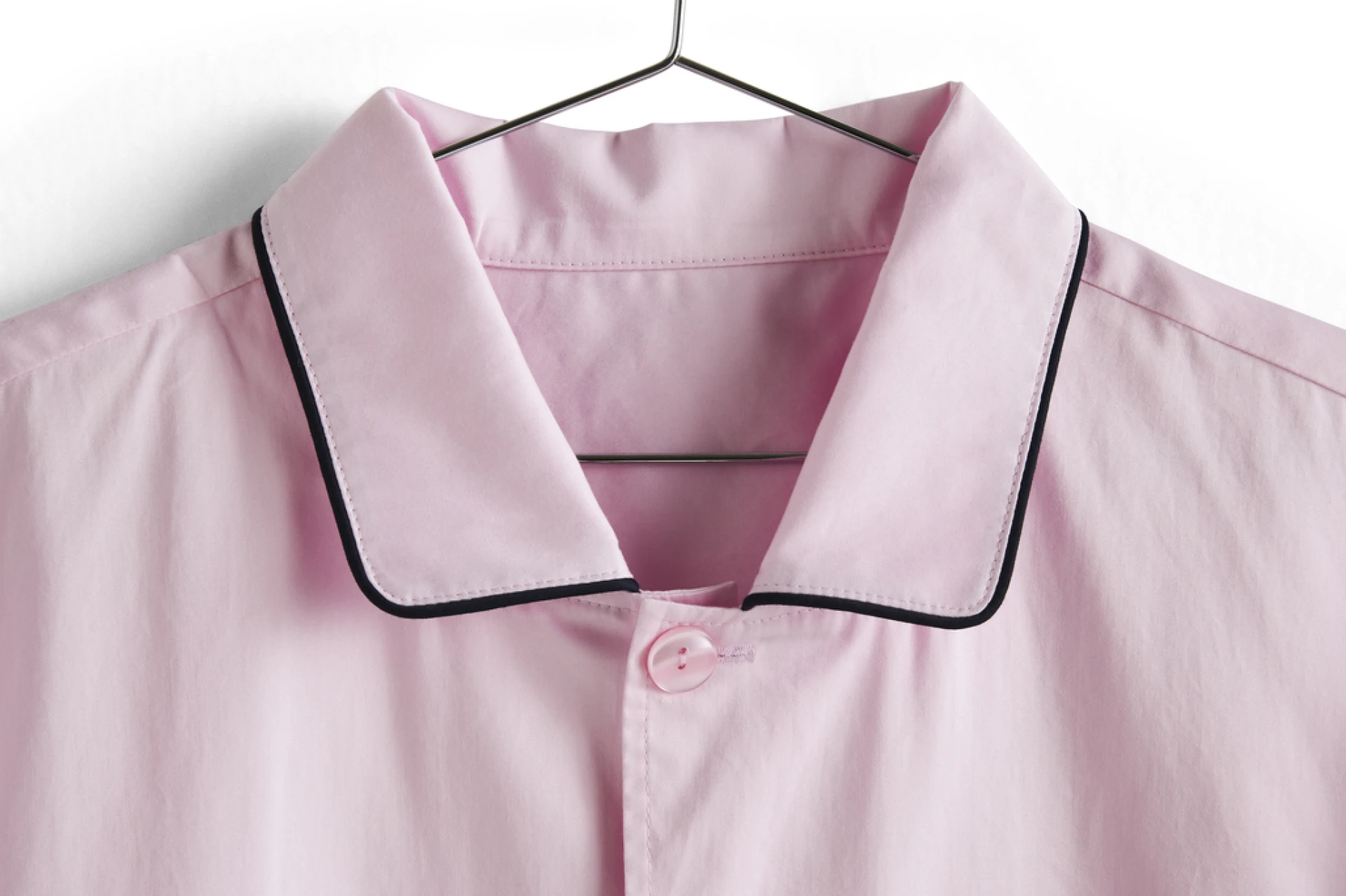 Outline Pyjama S/S Shirt M/L Soft pink