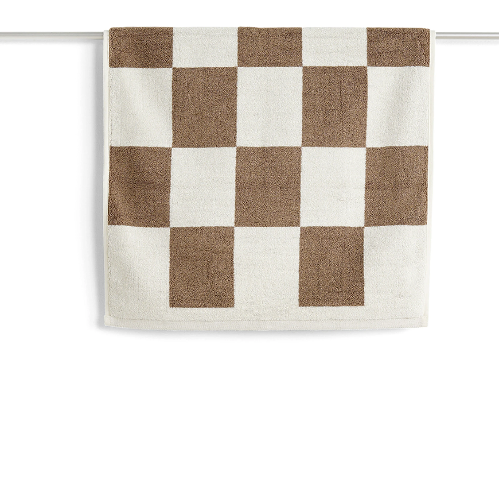 Check Bath Mat Cappuccino