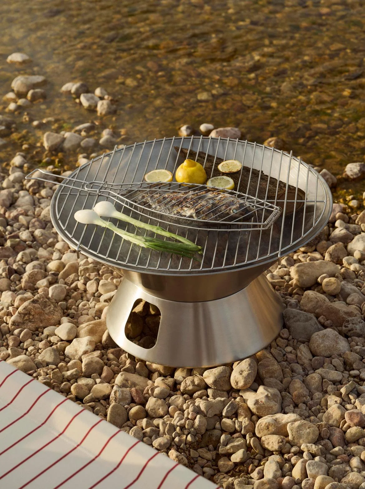 Outdoor Market BBQ Fish Grill Stainless steel