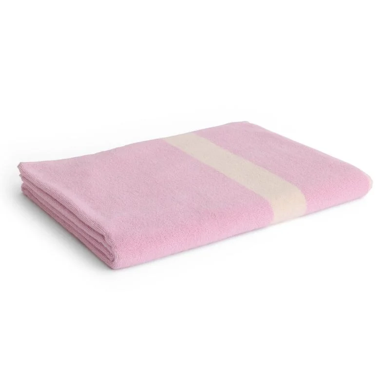 Stripe Bath Sheet Cool pink