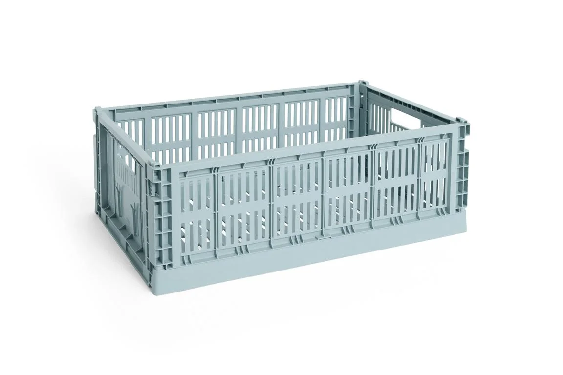 HAY Colour Crate Large Dusty blue