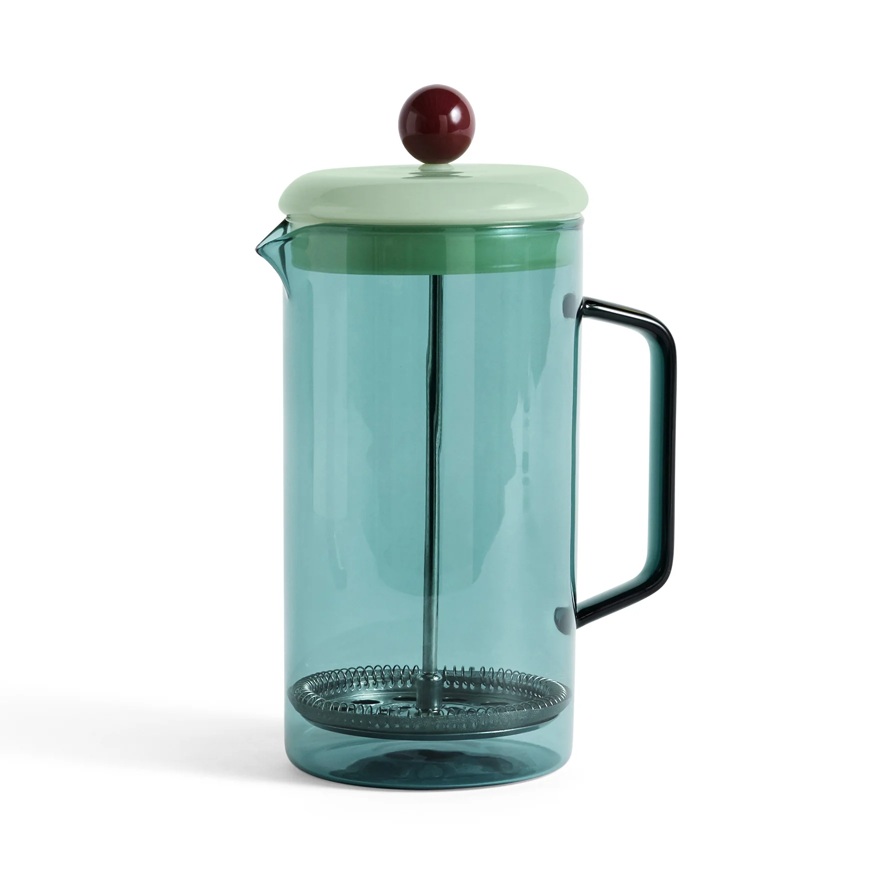 French Press Brewer Aqua