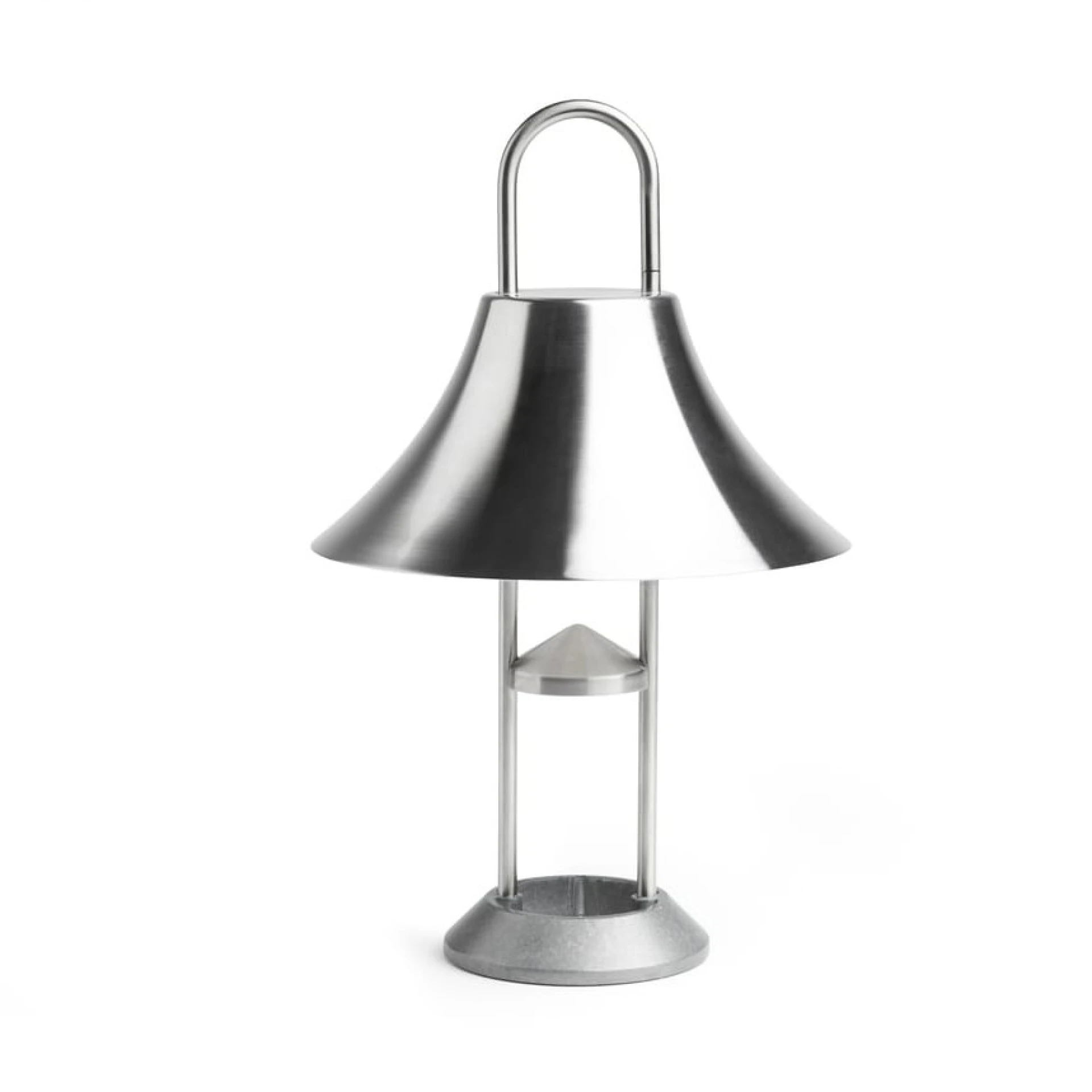Mousqueton Portable Lamp Brushed stainless steel