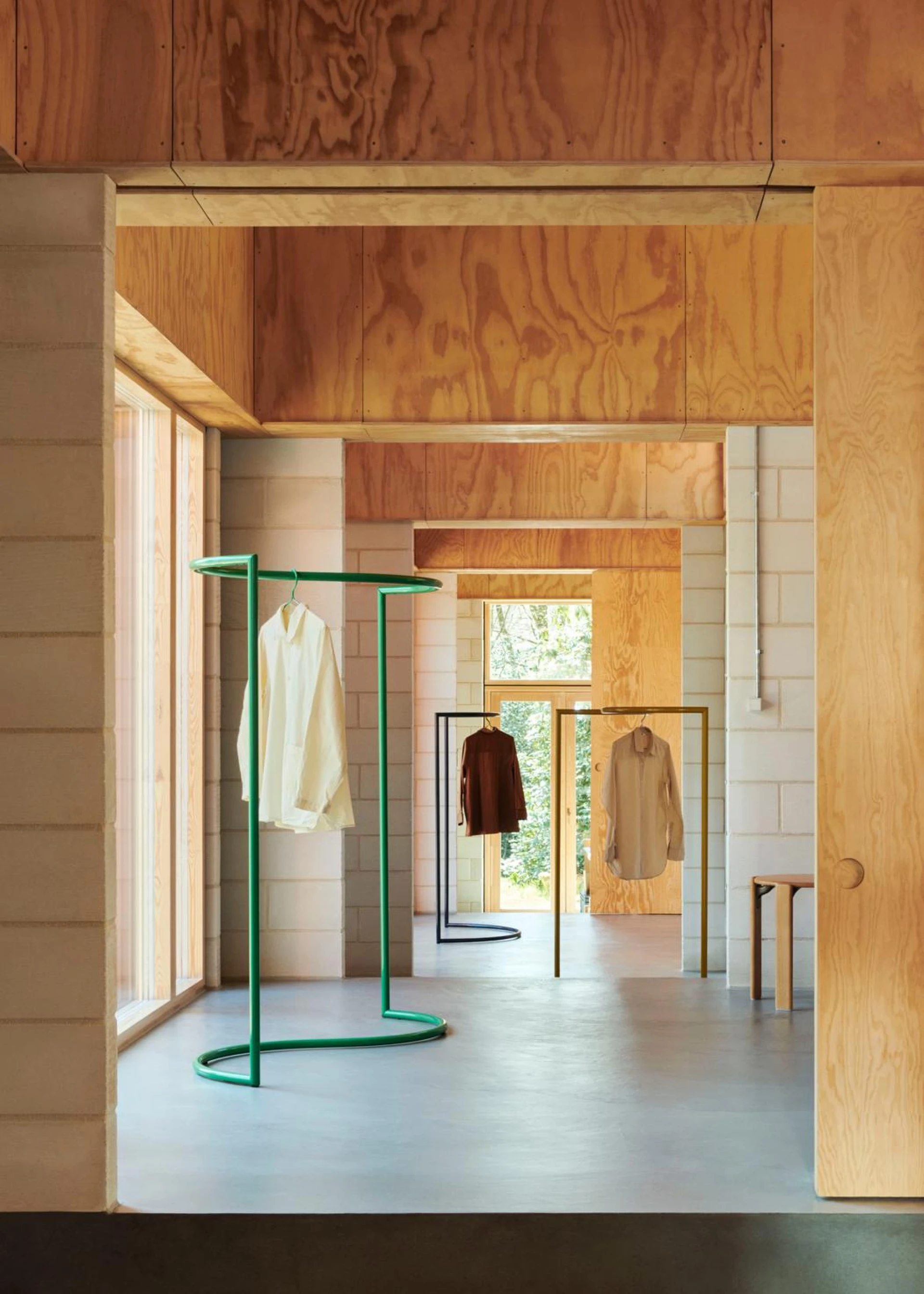 Colour Rack S-Shape Jungle green