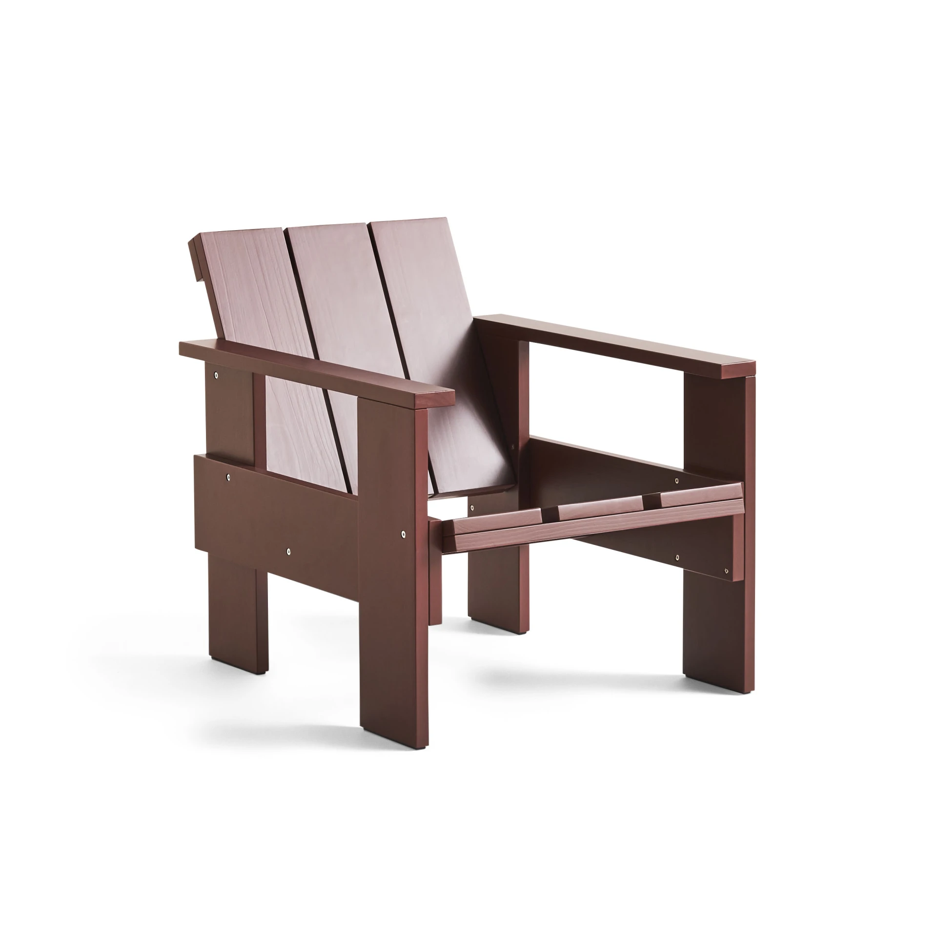 Crate Lounge Chair Iron red