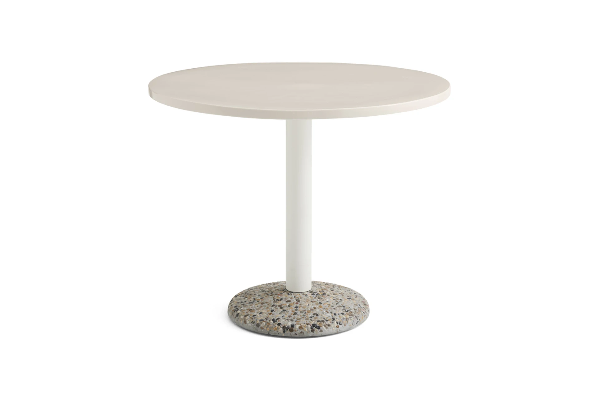 Ceramic Table Ø90 x H74 Warm white