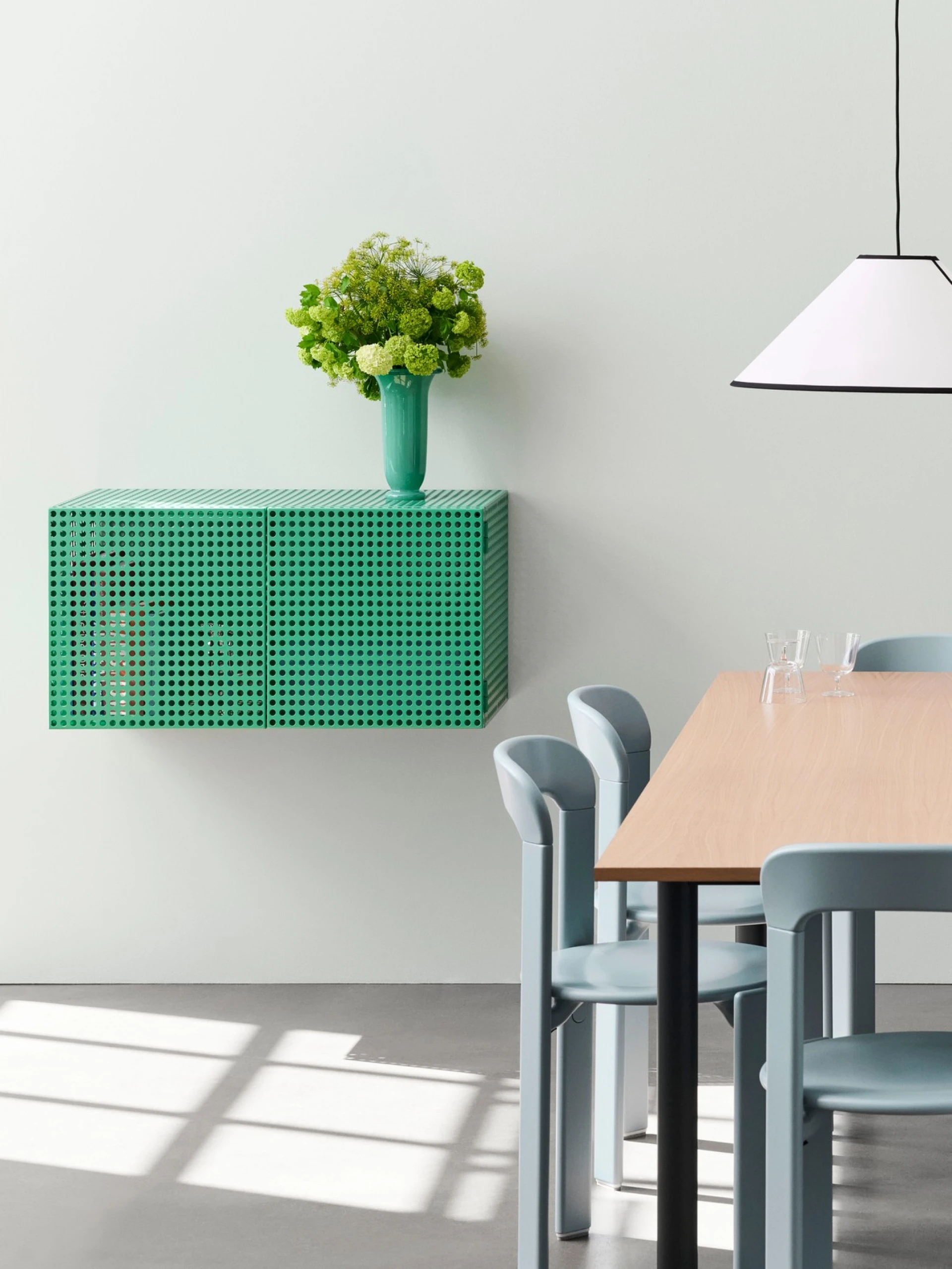 Perforated Cabinet Wall Small Soft jade