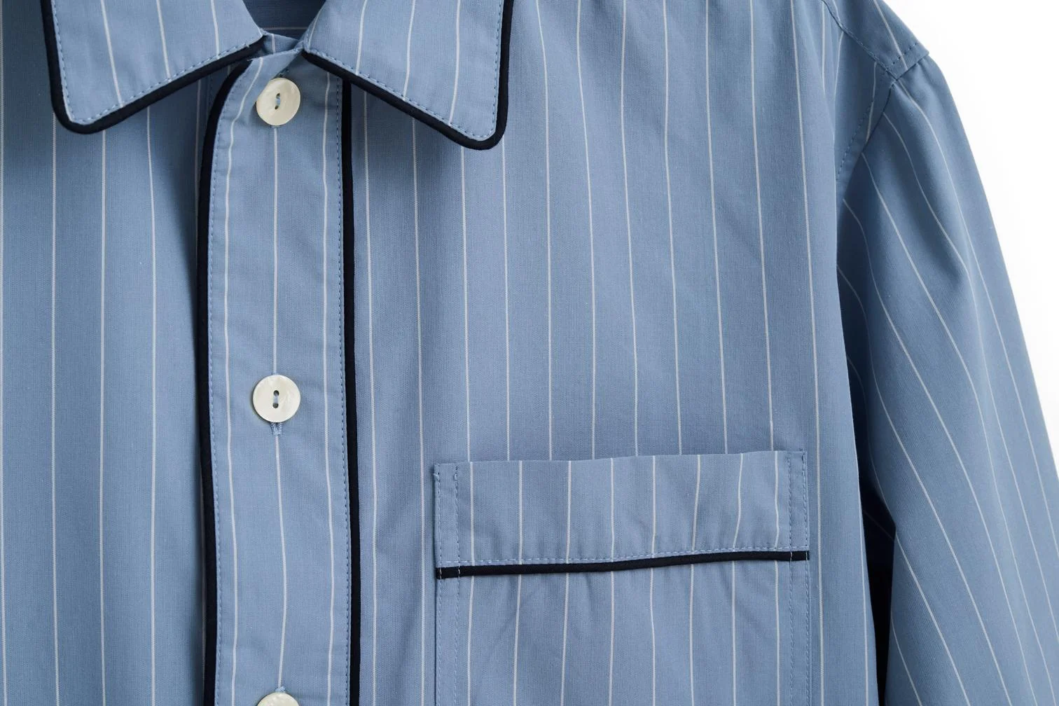 Fineline Long Nightshirt S/M Blue