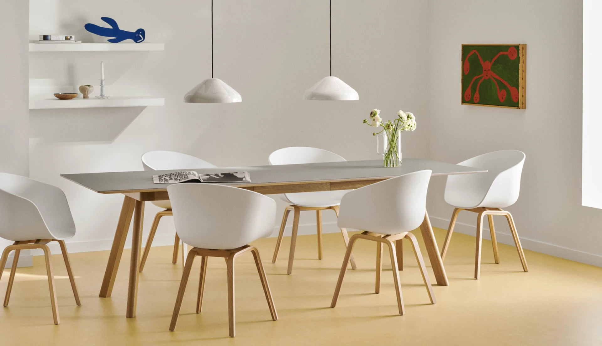 Pao Steel Pendant 350 Cream white