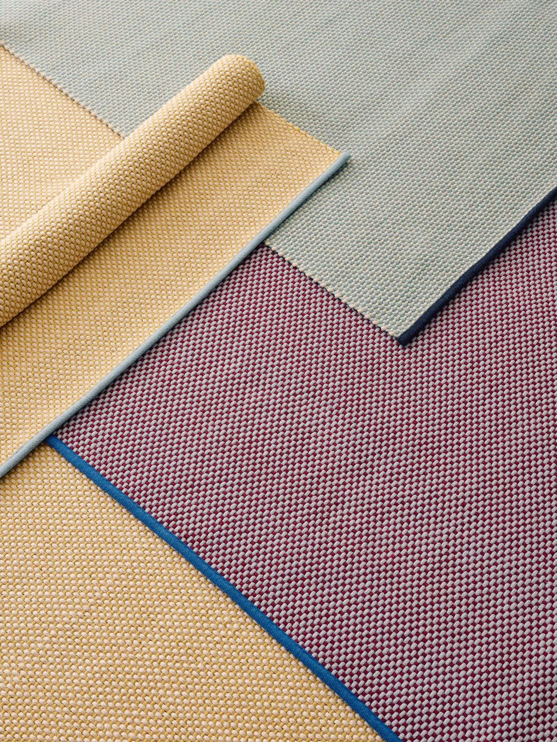 3 Colour Rug W140 x L200 Light grey