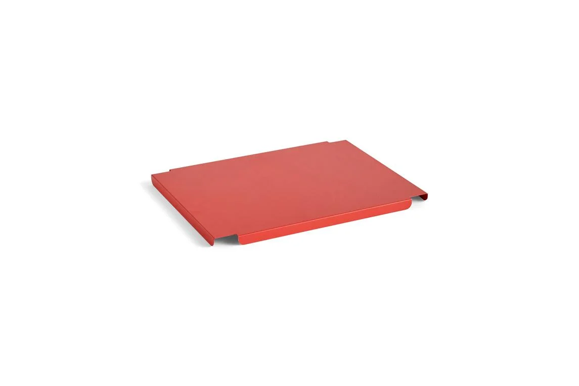 HAY Colour Crate Lid Metal Medium Red