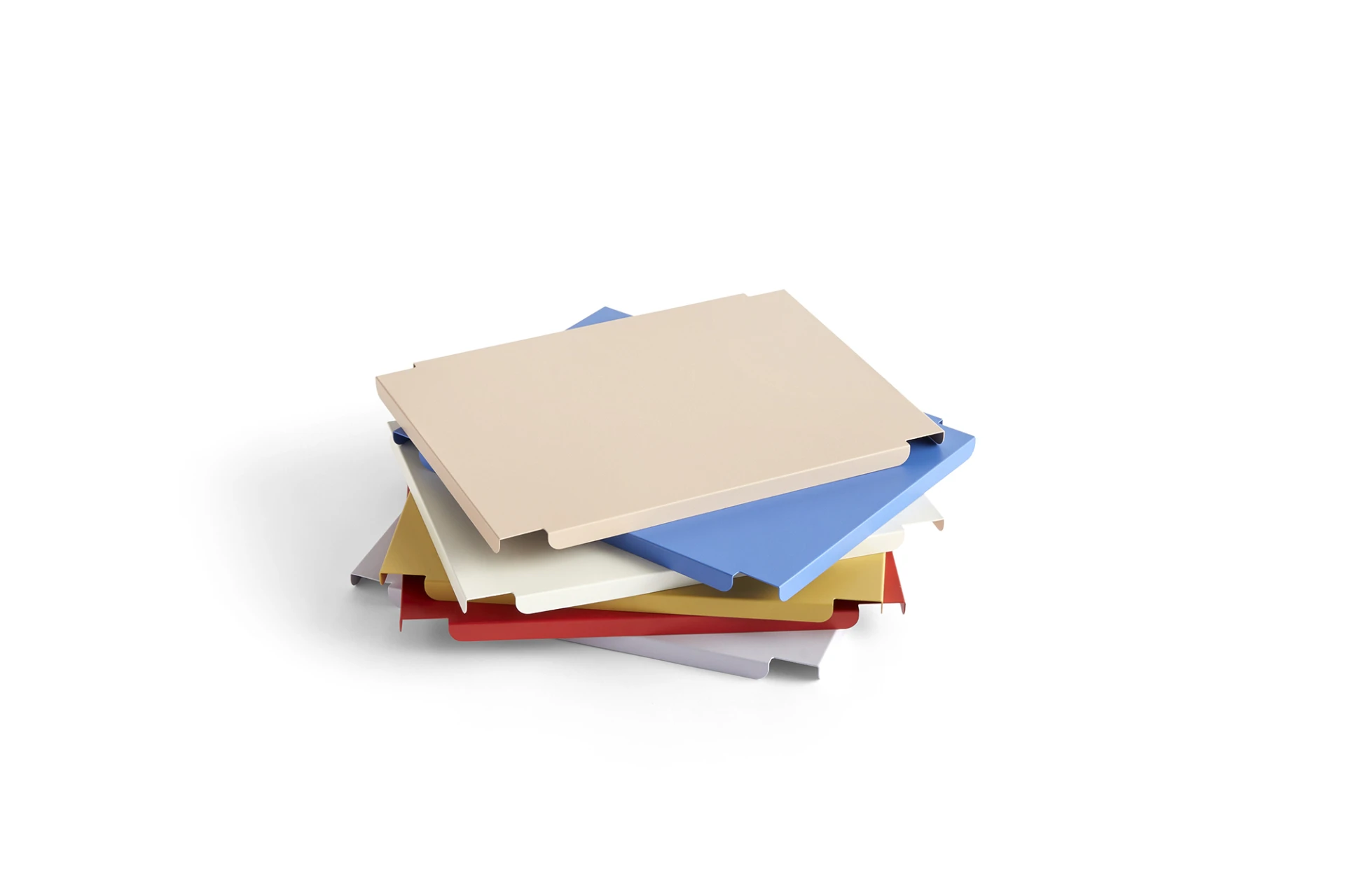 HAY Colour Crate Lid Metal Medium Golden yellow