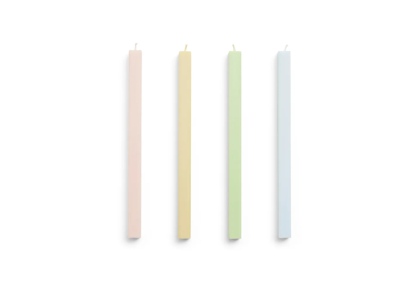 Square Candle Fresh Set of 4