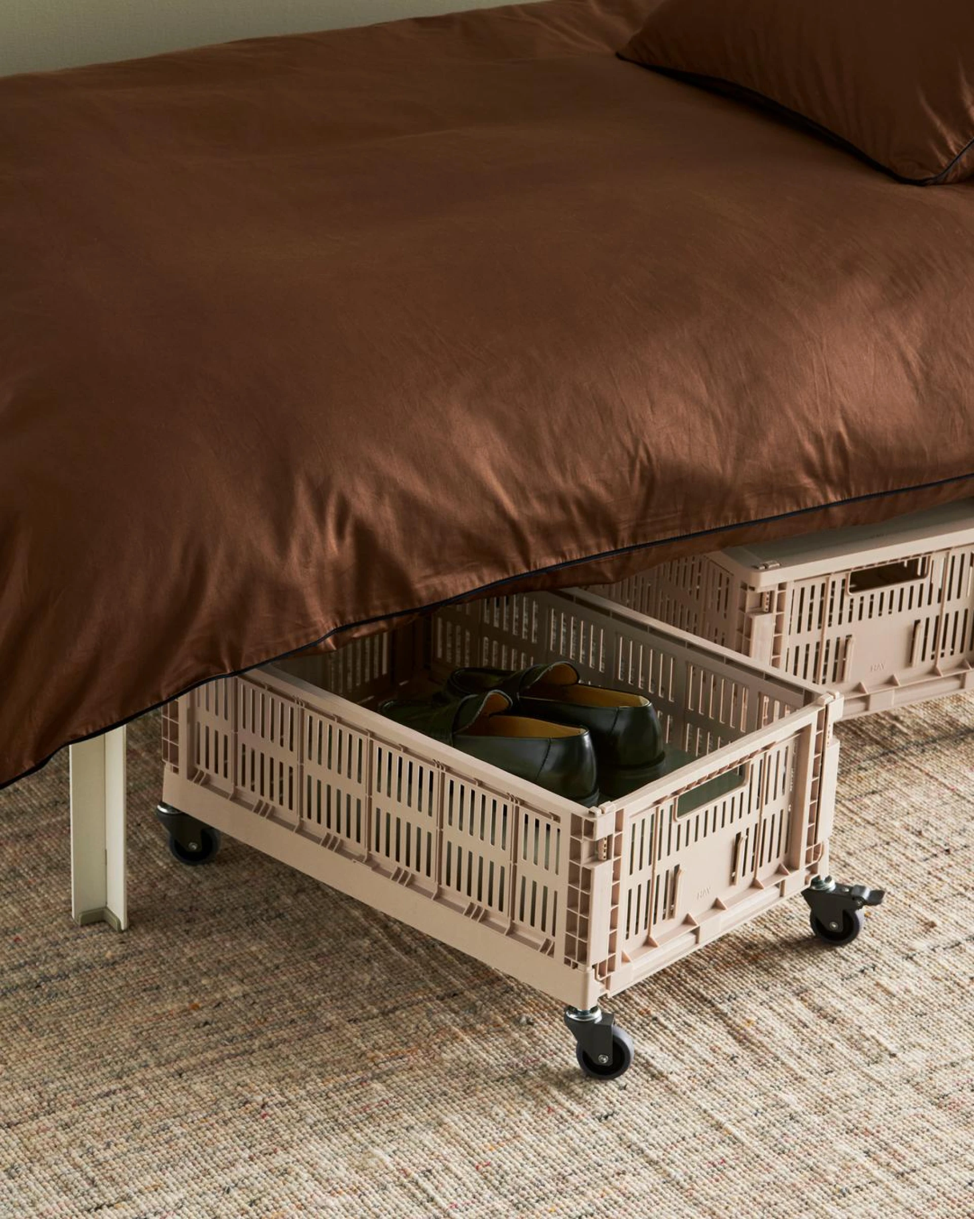 HAY Colour Crate Wheels Set of 4 Large Grey