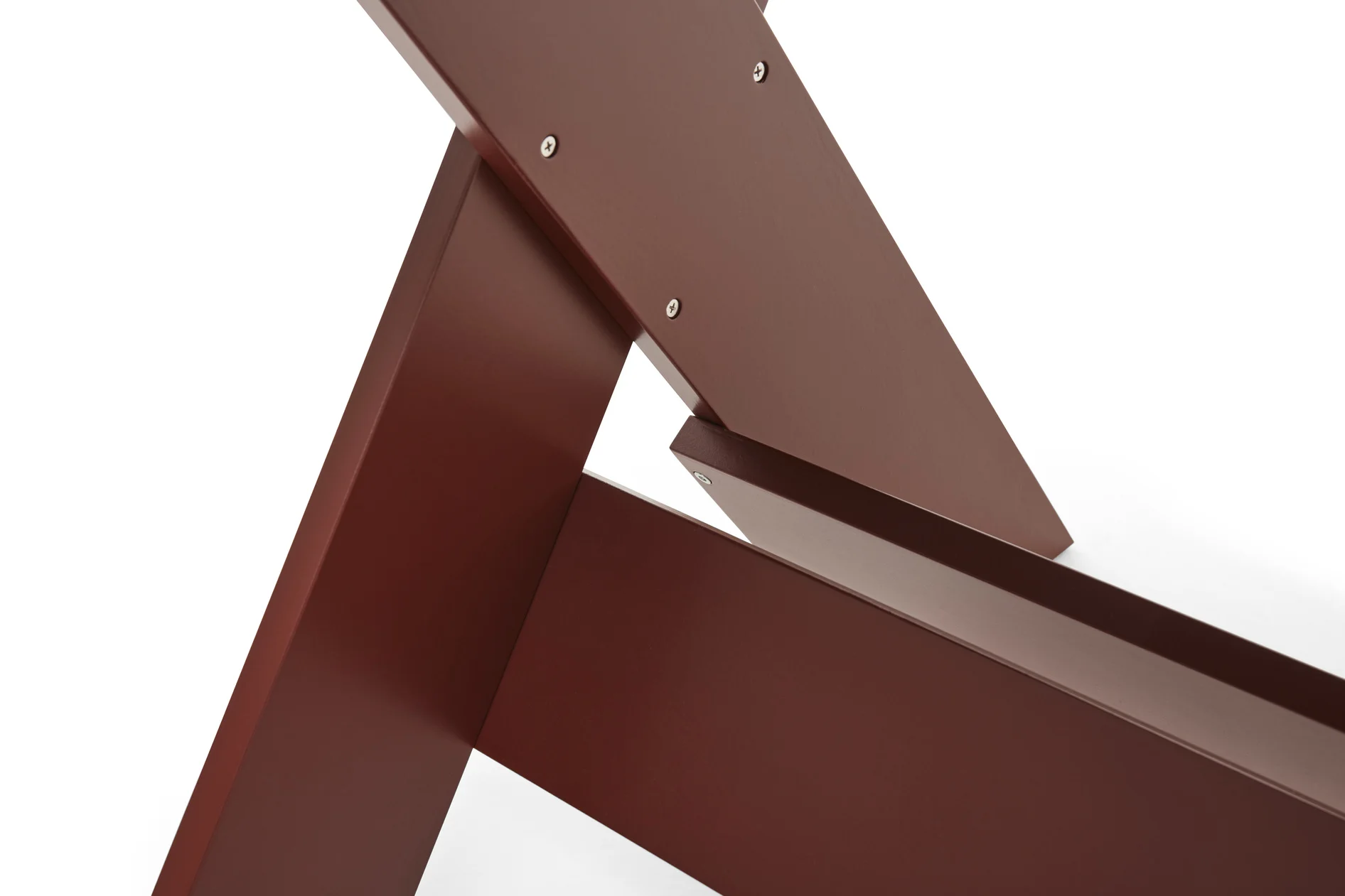 Crate Dining Table L230 Iron red