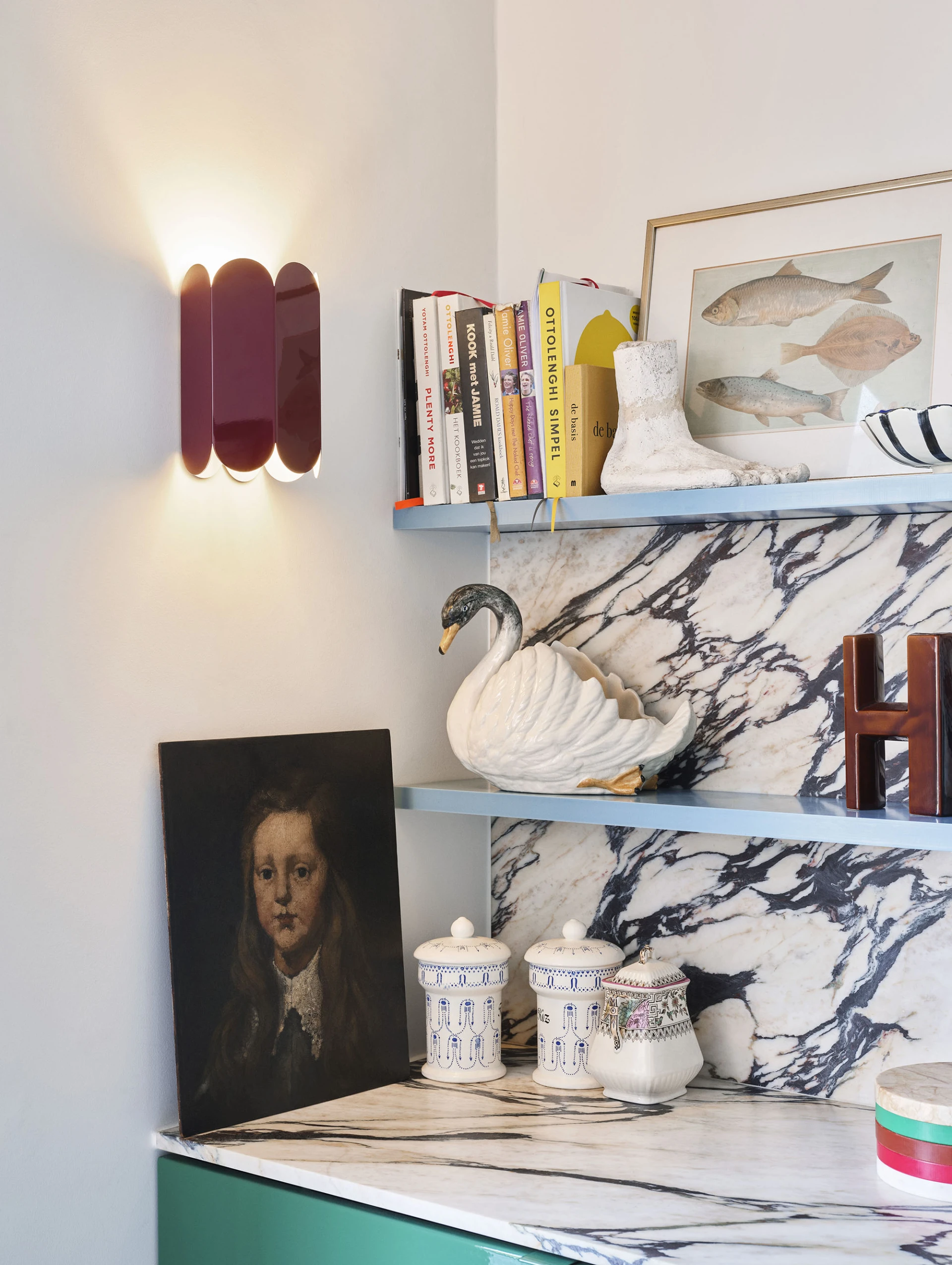 Arcs Wall Switch Auburn red