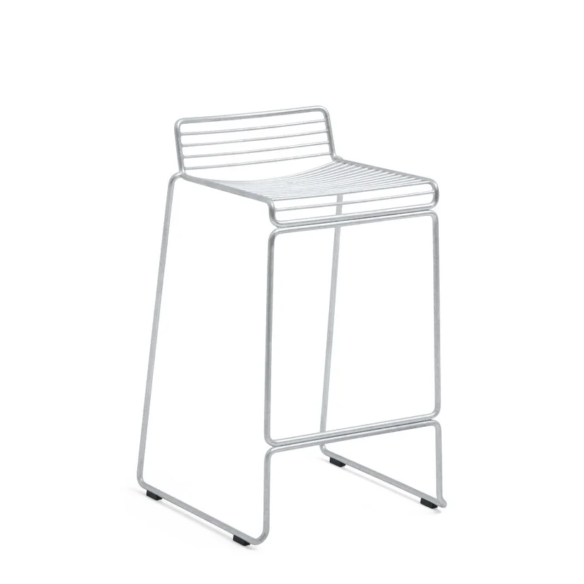 Hee Bar Stool Low Hot Galvanised