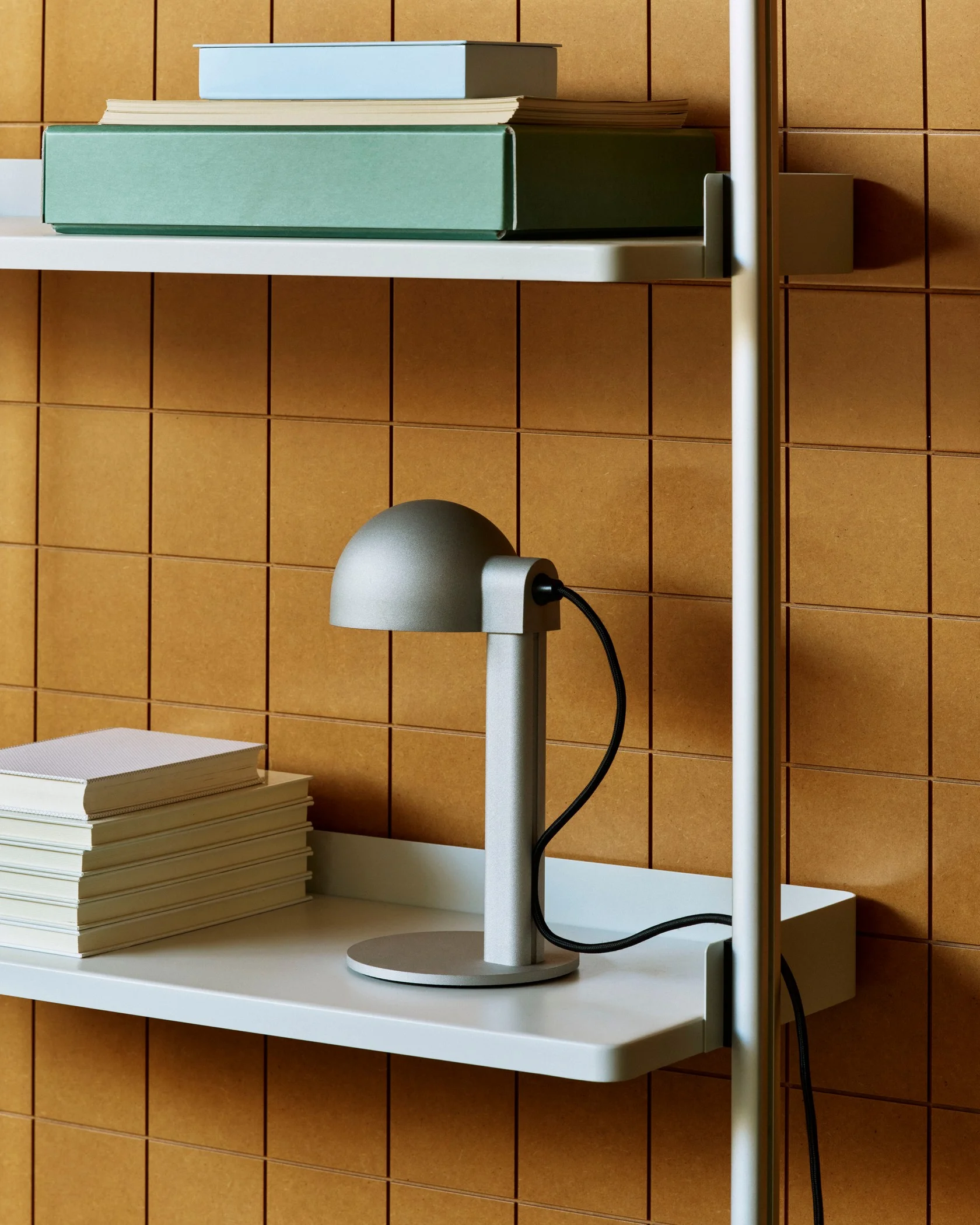 Posto Table Lamp Silver grey