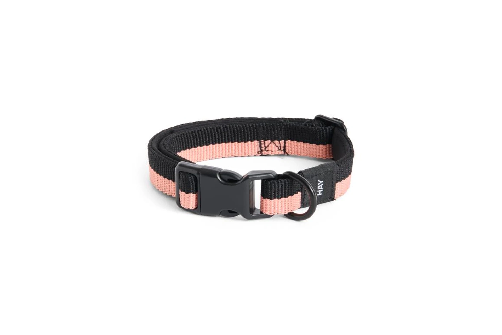 HAY Dogs Collar Flat S/M Pink, black