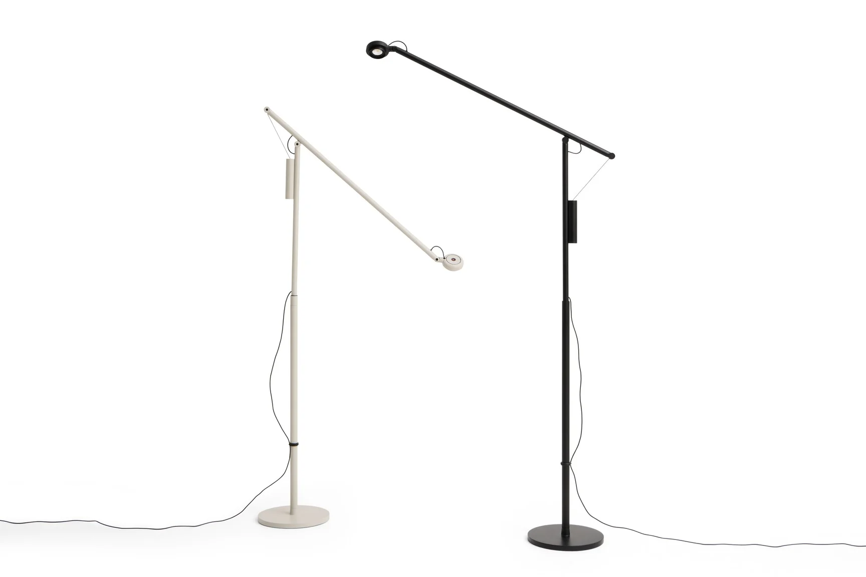 Fifty-Fifty Floor Lamp Ash grey