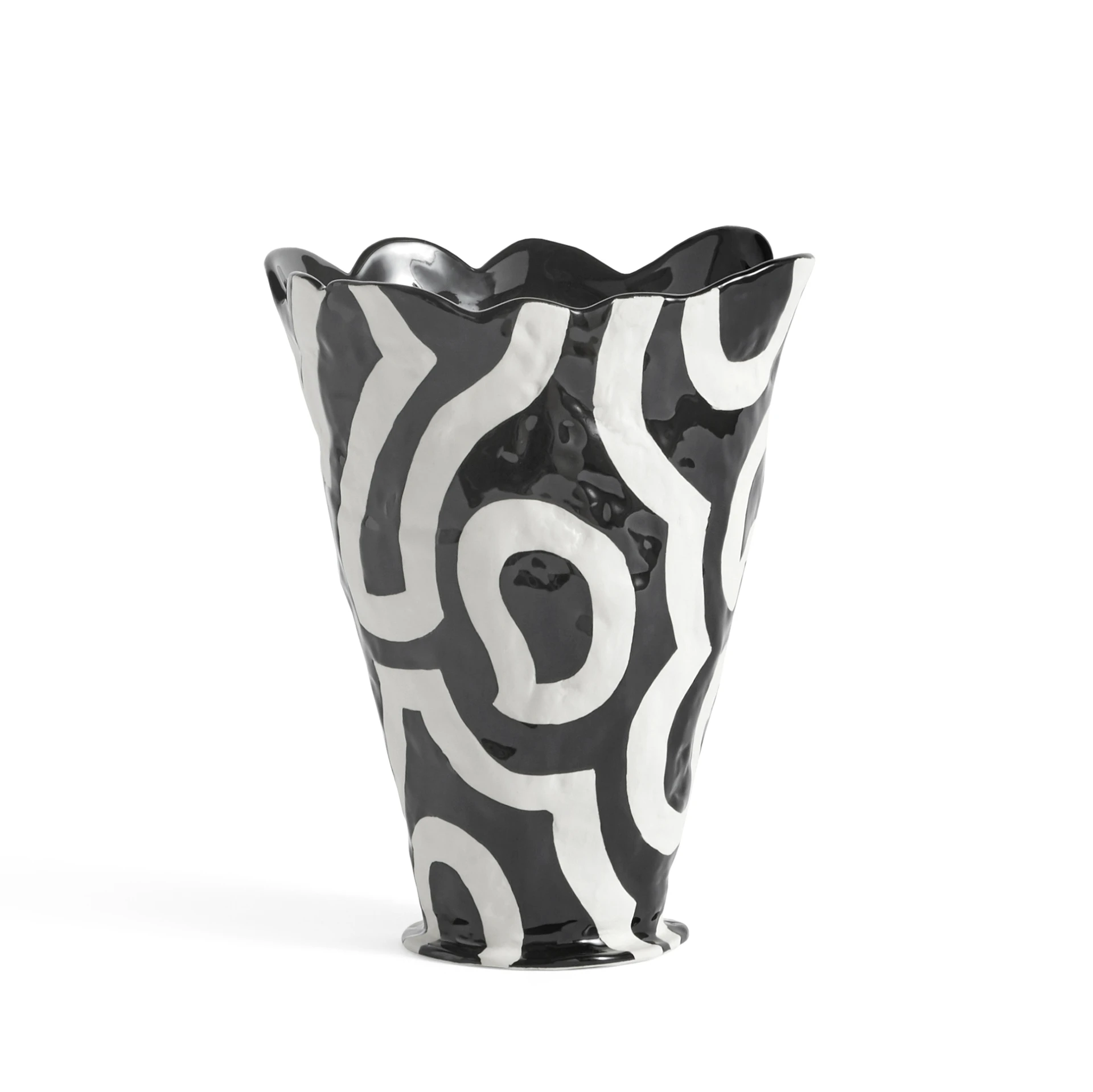 Jessica Hans Shadow Vase Black and white