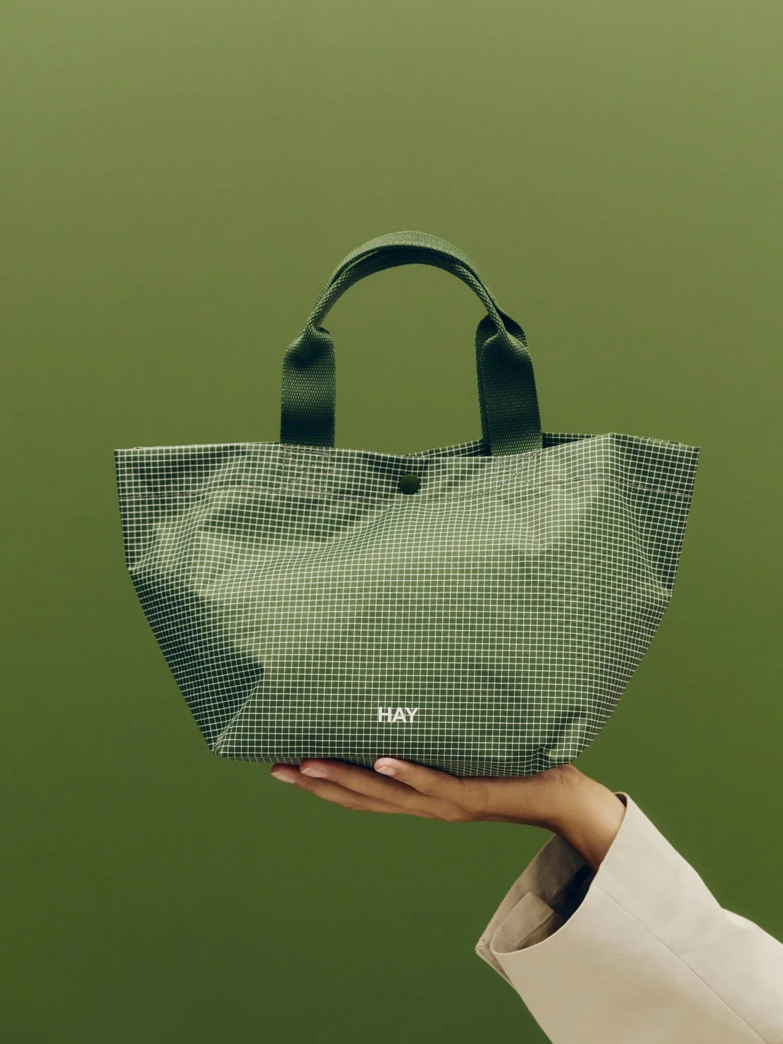 Grid Everyday Bag Mini Dark green